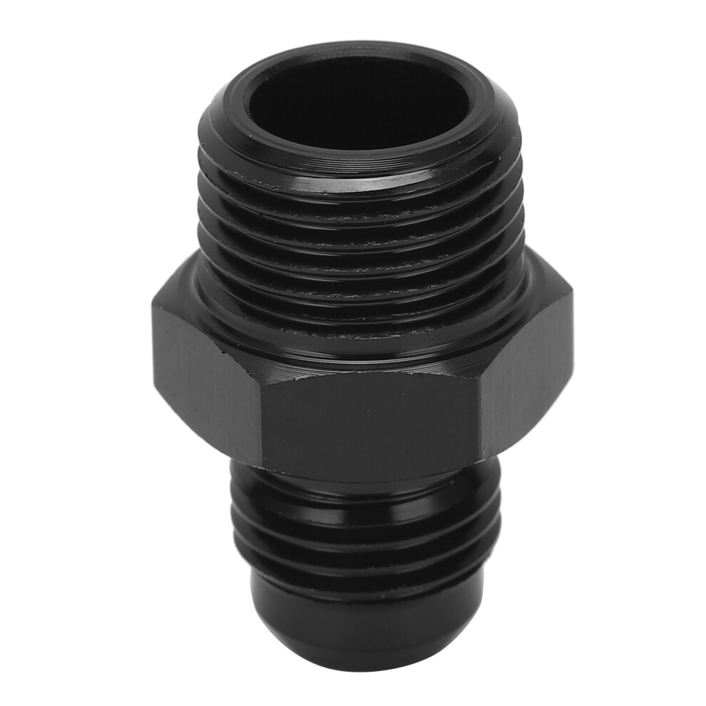 Straight Fuel Line Fitting 6An To 3/8Npt 6061ÂT6 Aluminum Adapter Connector Car Accessories Black 7631322381626