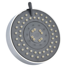 Petite pomme de douche en ABS argenté, 252 g, jet