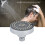 Petite pomme de douche en ABS argenté, 252 g, jet 4