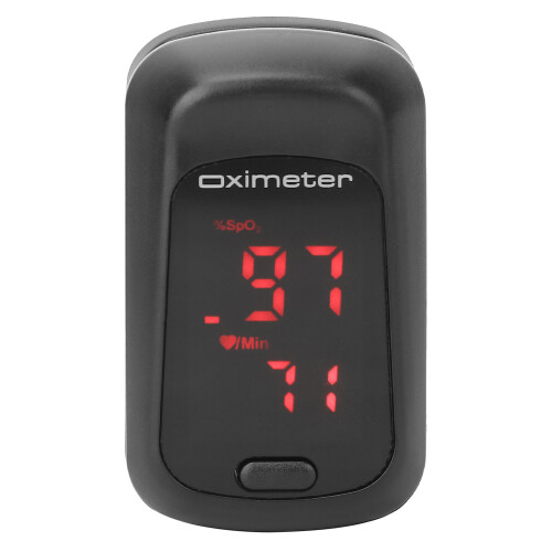 Ossimetro da dito SpO2 2x AAA 58x34x36mm nero 1