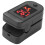 Pulsossimetro da dito nero 58x31x34mm, 2x AAA 9