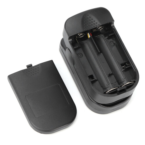 Pulsossimetro da dito nero 58x31x34mm, 2x AAA 2