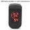 Pulsossimetro da dito nero 58x31x34mm, 2x AAA 4