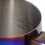 Pichet à mousse bleu en acier inoxydable de 350 ml avec graduations 7