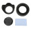 Set di paraluce da 67 mm 4-in-1 con tappo e panno 2