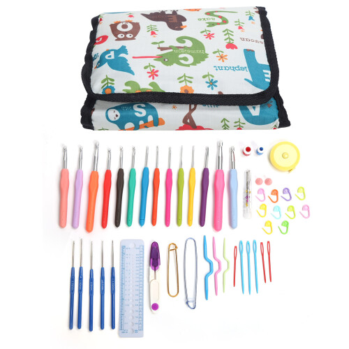 Ensemble de crochets TPR à poignée bleue 2.0–10.0 mm – un ensemble 1
