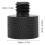 Adattatore per asta microfonica 5/8F a 3/8M, alluminio, nero. 7