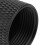 Adattatore per asta microfonica 5/8F a 3/8M, alluminio, nero. 12