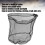 Filet de pêche triangulaire pliable en alliage d'aluminium 4