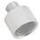 Adattatore per supporto microfono 5/8" femmina a 3/8" argento 1