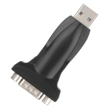 Convertitore USB a RS232 DB9 maschio, nero PL2303 chip