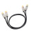Cavo 2RCA maschio a 2RCA maschio, 0,5 m / 1,6 ft, nero 15
