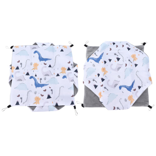 L Petit Dinosaure Hamster Suspendu Hamac Blanc 2