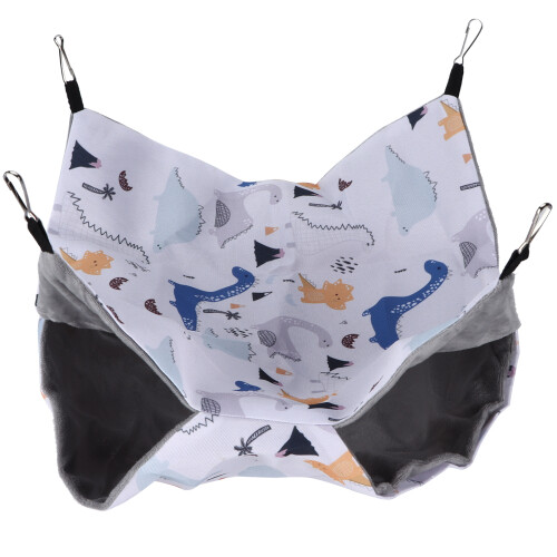 L Petit Dinosaure Hamster Suspendu Hamac Blanc 1