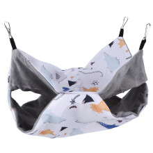 L Petit Dinosaure Hamster Suspendu Hamac Blanc