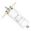 Balun 1:2 1-56MHz 200W ABS blanc 50Ω-100Ω Compact 12