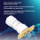 Balun 1:2 1-56MHz 200W ABS blanc 50Ω-100Ω Compact 7