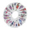 20 tatouages floraux multicolores 4,5x8,3 pouces 11