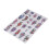 20 tatouages floraux multicolores 4,5x8,3 pouces 15