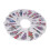 20 tatouages floraux multicolores 4,5x8,3 pouces 6