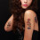 20 tatouages floraux multicolores 4,5x8,3 pouces 16