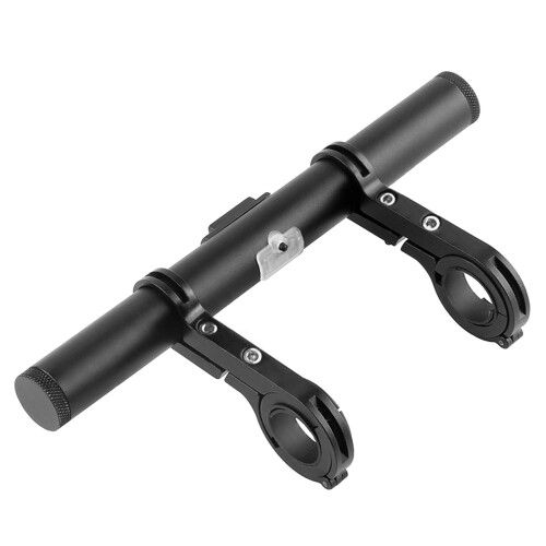Prolungatore per manubrio in alluminio nero da 205x95 mm USB 2