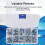 RM065 Potenziometro variabile orizzontale 500R-1M Blu 5