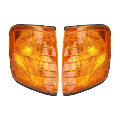 2 pièces de logement pour feu de position d'angle ambré W124 85-95 1