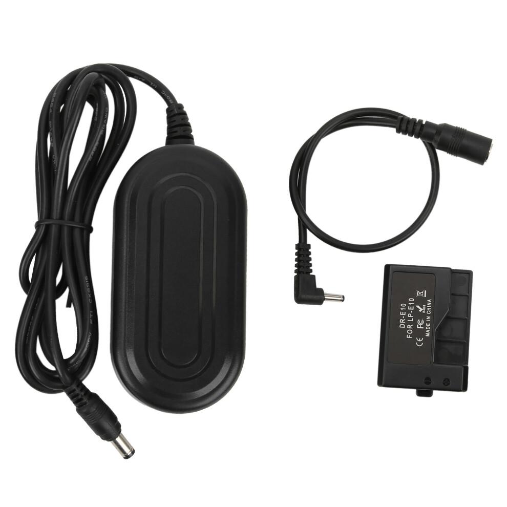 Ac Power Adapter Dc Coupler Lpe10 Full Decoded Dummy Battery Kit For Canon 1100D 1200D 1300D 1500D 4401322388696