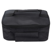 Portable Mini Car Microwave 12V Electric Oven Fast Heating Picnic Box for Travel Camping Food Cooking Black