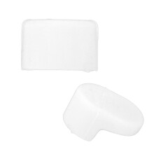 M365 1S Capuchon de garde-boue en silicone blanc 24x18x12mm 3g
