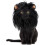 Perruque pour animal de compagnie (chien/chat) - accessoire capillaire - Noir - S/M/L 2