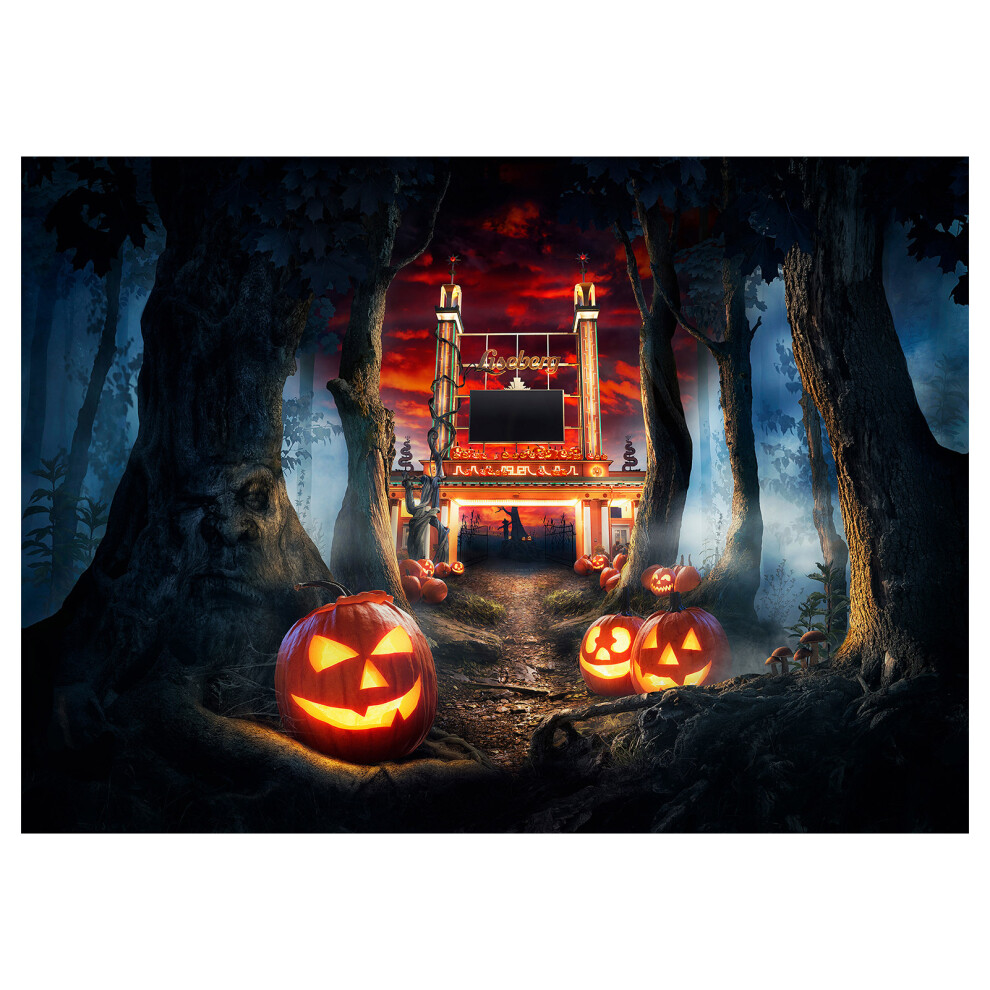Halloween Theme Photography Background Portrait Photography Backdrops With Pumpkin Pattern Photo Studio Props For Portrait Photos Party Dec 3061322391525