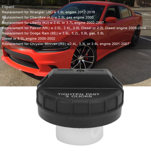 52102464AA Copricap 3.6L Nero per Wrangler JK 2