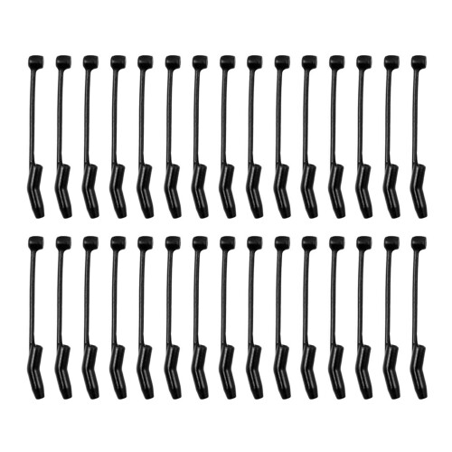 30 pièces douilles d'hameçon D Rig Aligner carpe S/L 28/32 mm 2