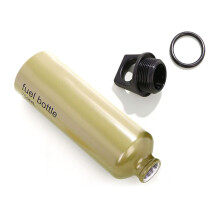 Bottiglia di benzina 7072 in alluminio 750 ml 25x7,3 cm