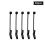 30 pièces manchons d'hameçon D Rig Aligner S/L 28mm/32mm 4