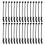 30 pièces manchons d'hameçon D Rig Aligner S/L 28mm/32mm 3