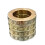 4 pezzi di anelli vintage esagonali/circolari, in lega, 24 mm 2