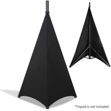Copertura universale nera per treppiede DJ, 180 x 130 cm