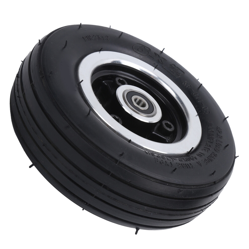 6 Inch Solid Tire 6 X 2 Wheel Rim And Tires Set With Alloy Rims For Electric Scooter Accessories 5041322392706