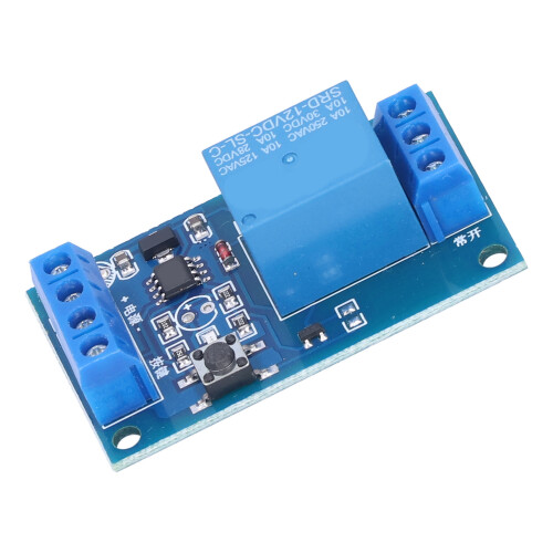 Modulo relè bistabile da 12V 48x25mm, 250V 10A AC/DC 1