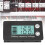 Afficheur LCD de batterie à 2 fils 7-68V rétroéclairage blanc 15