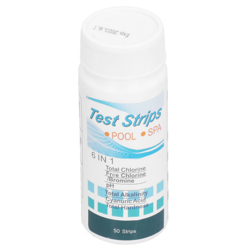 50 pezzi di strisce di test 6-in-1 per acqua dolce 1