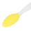 Brosse nasale en silicone souple - double face - jaune 7