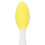 Brosse nasale en silicone souple - double face - jaune 10