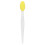 Brosse nasale en silicone souple - double face - jaune 2