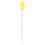 Brosse nasale en silicone souple - double face - jaune 16