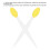 Brosse nasale en silicone souple - double face - jaune 3