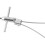 Attrape-cochon réglable 290 g 54,5x20cm, inox 10